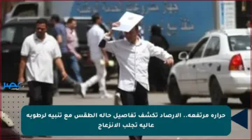 حرارة مرتفعة.. الأرصاد تكشف تفاصيل حالة الطقس مع تنبيه لرطوبة عالية تجلب الانزعاج